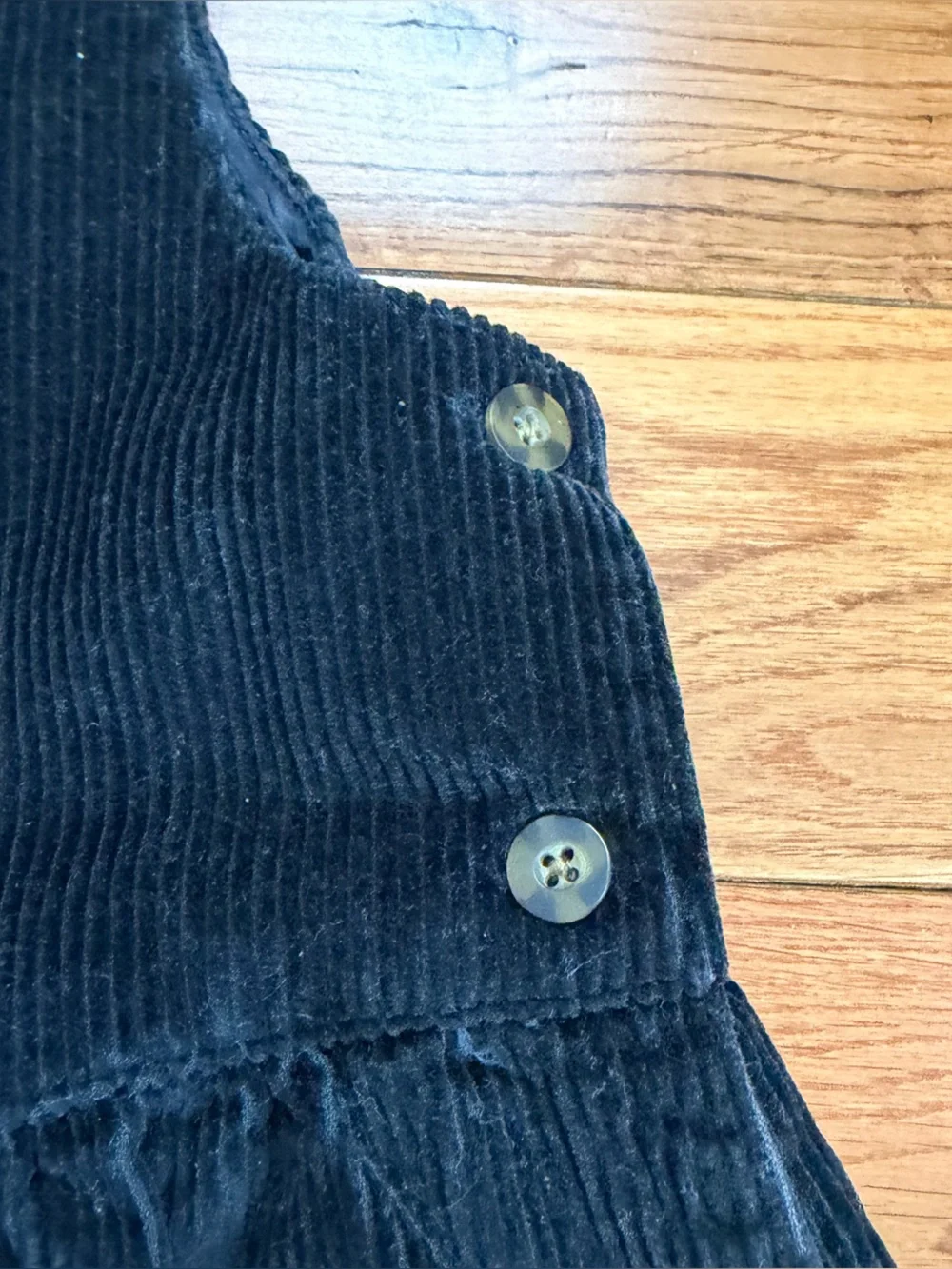 Vintage 90s Lands’ End Corduroy Jumper Dress Cottagecore Kids